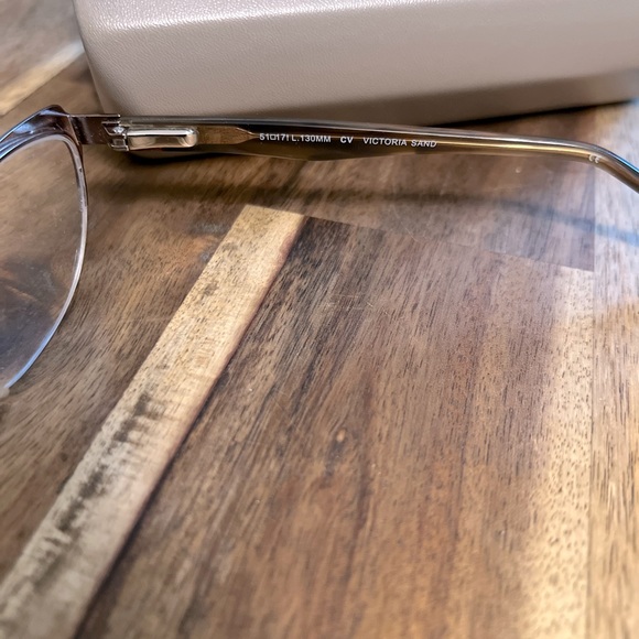NIB - BCBG Max Azria cat eye eyeglass frames. Victoria, Sand - Picture 4 of 7